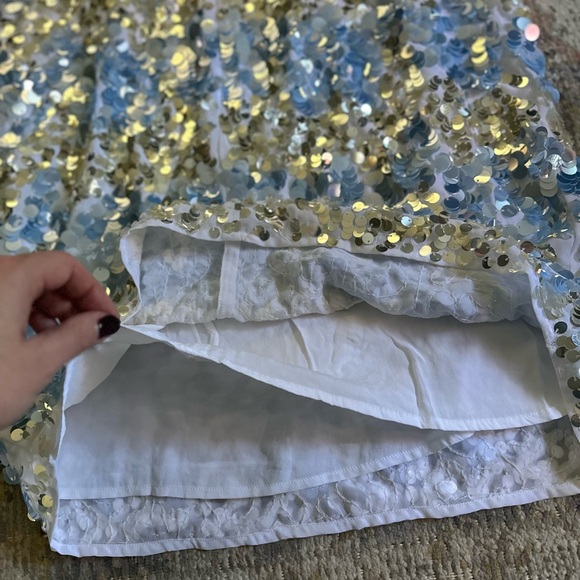 Jcrew Collection Sequin Embellished Mini Dress Size 12 New With Tags Bridal - Picture 8 of 10